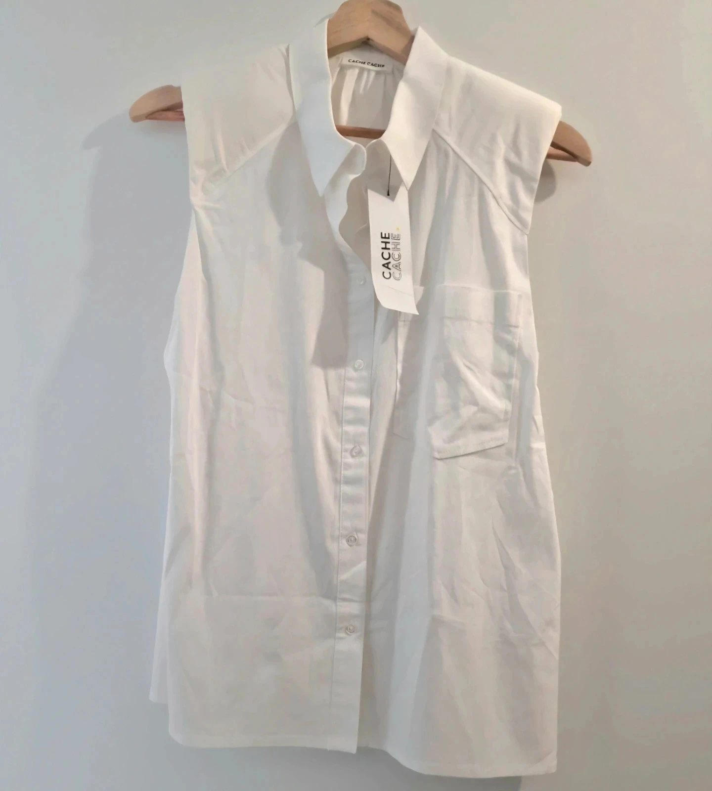 Chemise blanche Cache Cache neuve avec étiquette